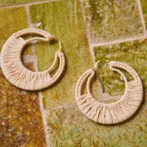 Sezane Amany Earrings - Straw